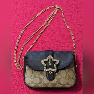 COACH -- GEMMA Crossbody with Rainbow Gem Star